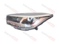 Фара передняя левая галоген черная Chery Tiggo 4 Pro (пр-ль KMTX)