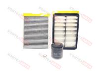 Комплект фильтров 1.5 Chery Tiggo 7Pro 7ProMax, 4рест. 4Pro, 8, Omoda C5, Exeed LX с угольным ф-м