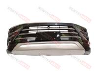 Бампер передний Exeed LX 2021- в сборе в цвете Б/У (графит) 602001890AA/602001916AA/602000763AAAKH