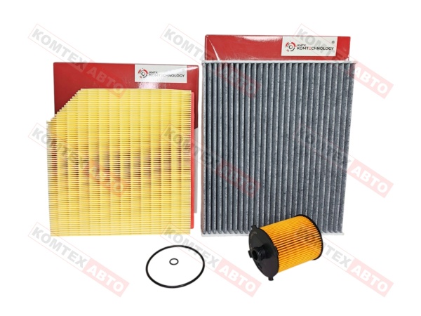 Комплект фильтров Geely Monjaro 2.0 с салонным угольным фильтром