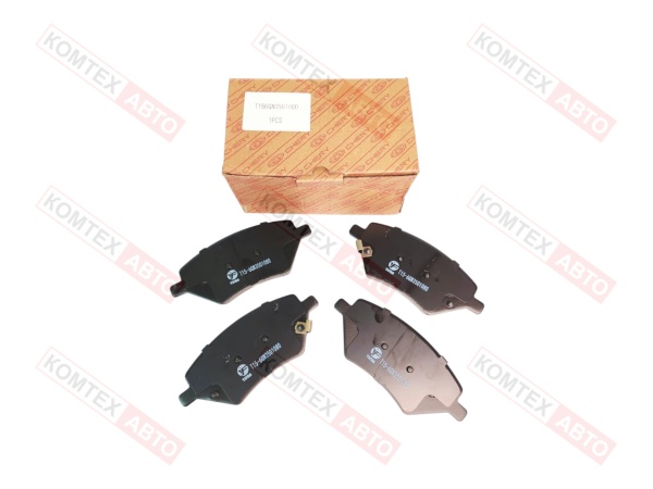 Колодки тормозные передние Chery Tiggo 4Pro 4рест. 1.5 147л/с 8Pro 1.6 186л/с ORIGINAL