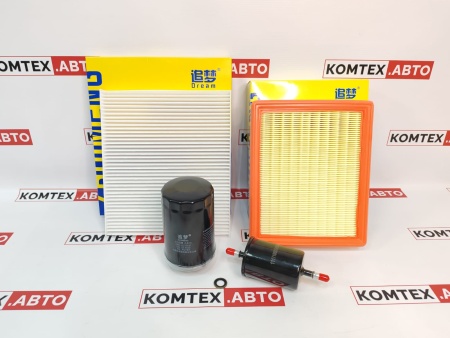 Комплект фильтров с топливным фильтром для Haval F7 и Haval F7X 2.0л 190л/с