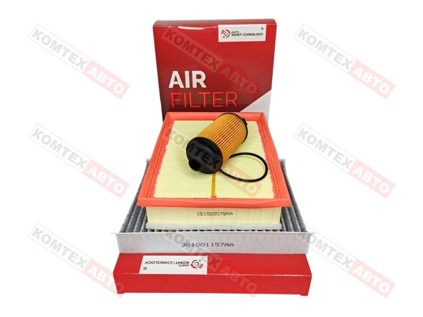 Комплект фильтров Chery Tiggo 8 Pro 1.6 с салонным угольным фильтром