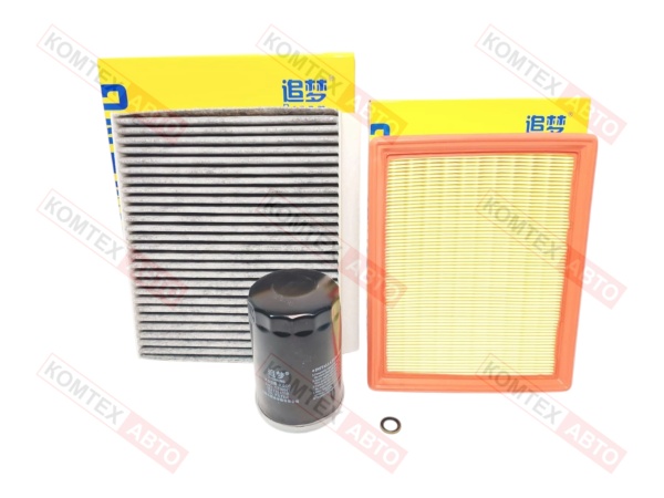 Комплект фильтров с салонным угольным фильтром для Haval F7 и Haval F7X 2.0л 190л/с