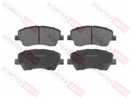 Колодки тормозные передние SM Hyundai Solaris KIA Rio (с отв. под скобы, пр-ль YingHan)