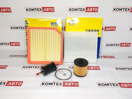 Комплект фильтров Geely Atlas Pro 1.5 с топливным фильтром