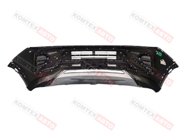 Бампер передний Exeed LX 2021- в сборе в цвете Б/У (графит) 602001890AA/602001916AA/602000763AAAKH