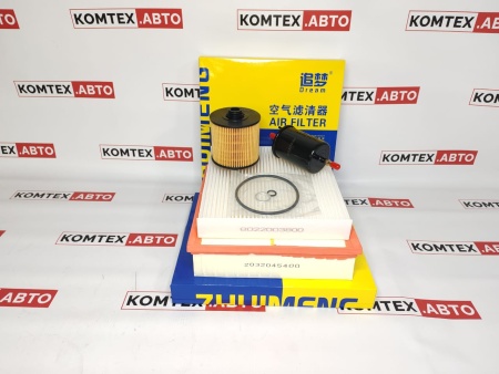 Комплект фильтров Geely Atlas Pro 1.5 с топливным фильтром