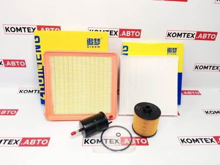 Комплект фильтров Geely Coolray 1.5 с топливным фильтром