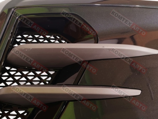 Бампер передний Exeed LX 2021- в сборе в цвете Б/У (графит) 602001890AA/602001916AA/602000763AAAKH