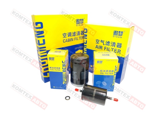 Комплект фильтров с топливным фильтром для Haval F7 и Haval F7X 2.0л 190л/с