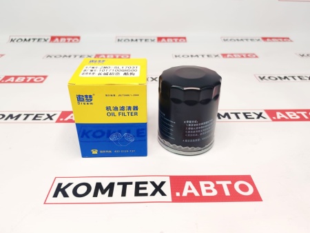 Фильтр масляный JAC J7 Москвич 3 (пр-ль Zhuimeng) 1017100EG01